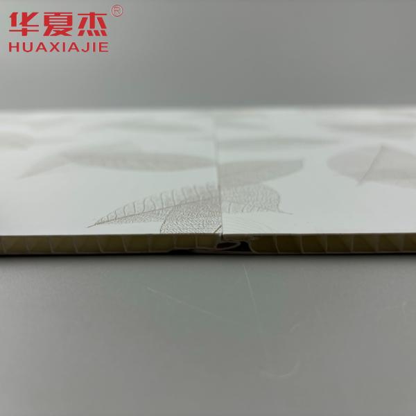 Painéis de parede de PVC de estampação a quente personalizados Painel de teto de impressão botânica Pvc para decoração de banheiro