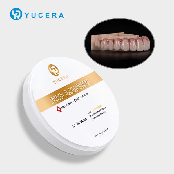 Dental Zirconia Block Yucera Pro Master - Multilayer Design for Enhanced Durability