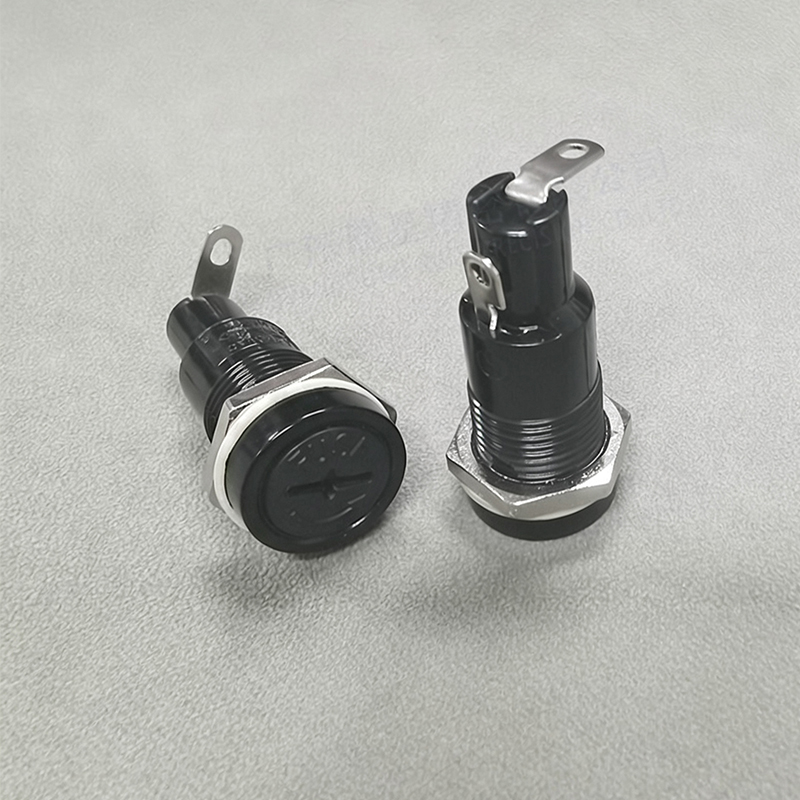 H3 5x20MM Glass Ceramic Tube Panel Mount 10A 250V Waterproof Fuse Holder