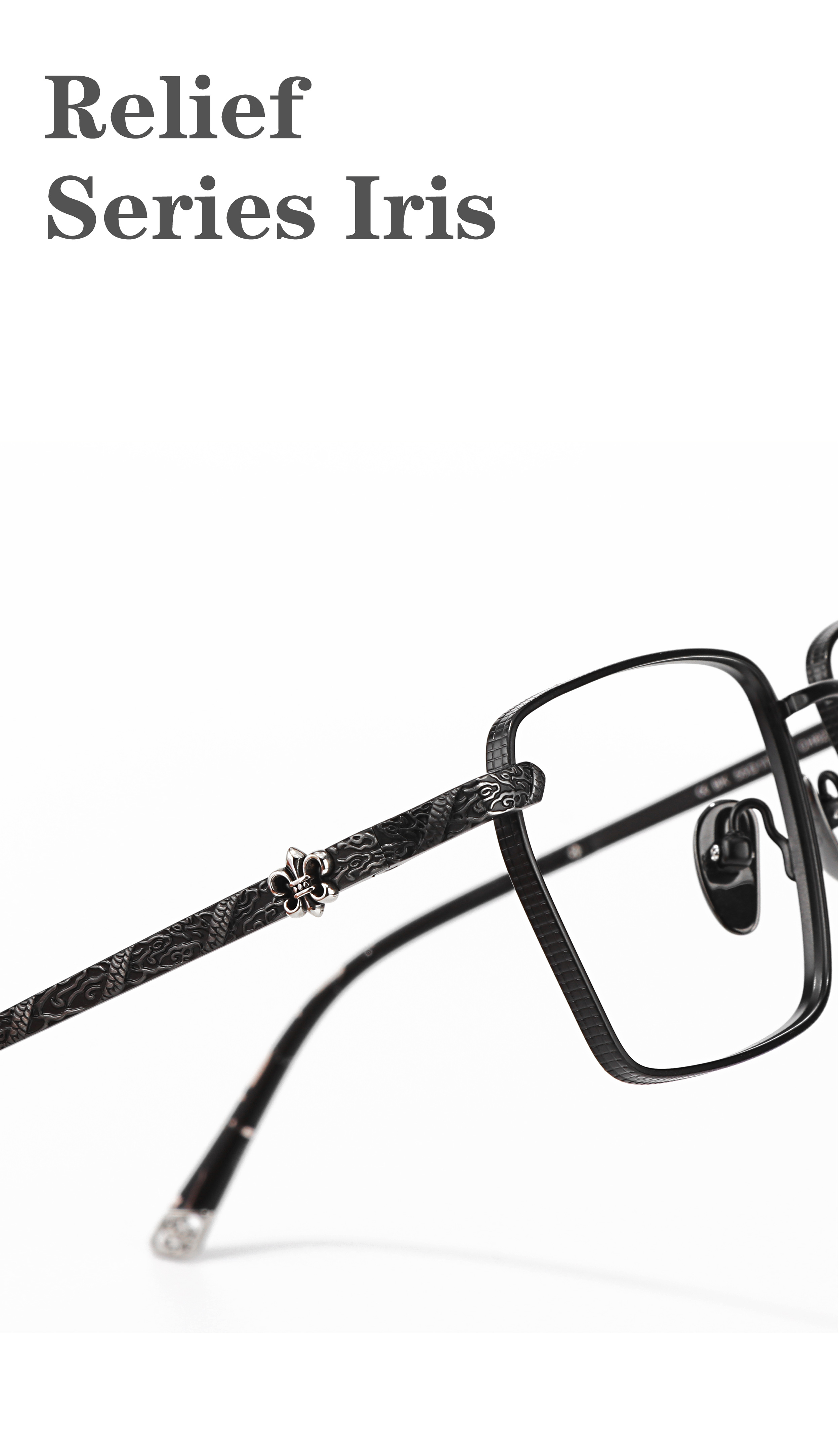 Solid Full Frame Punk Style Gold Durable Lightweight Presbyopia Female Men's Prescription Customizable logo UV Glasses Frames