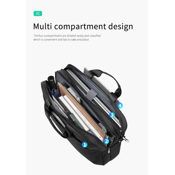 OEM/ODM Деловой случайный портфель мужской кожаный деловой сумки дождеупорный