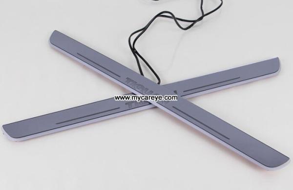 Volkswagen VW Tiguan car Led lights Moving door sill light Welcome Pedal sale