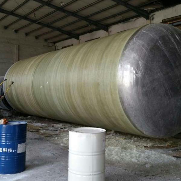 Легкий канализационный резервуар круга FRP установки промышленный для линии химического производства