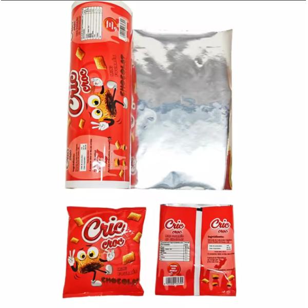 Plastic Printed Packaging Sachet Hot Lamination Food Snack Pouch BOPP PET Aluminum CPP PE Potato Chip Sealed Film Roll