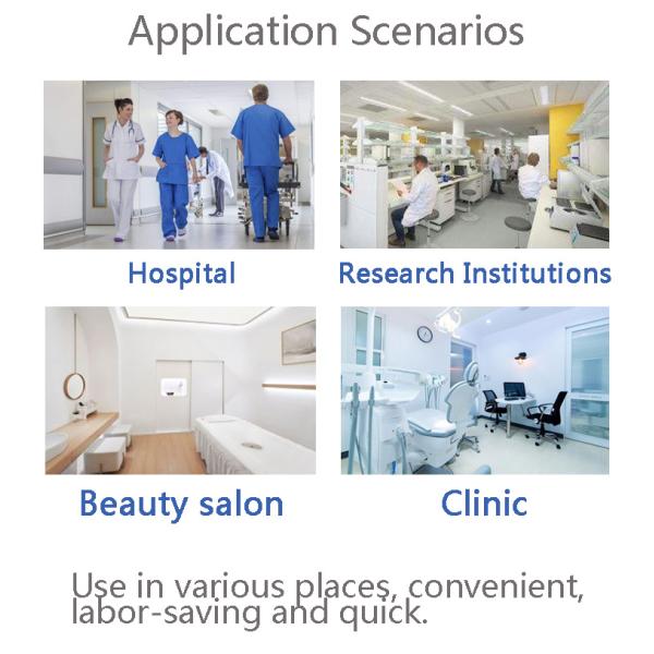 Вагонетка нержавеющей стали пользы больницы штуцеров лаборатории вагонетки аппаратуры