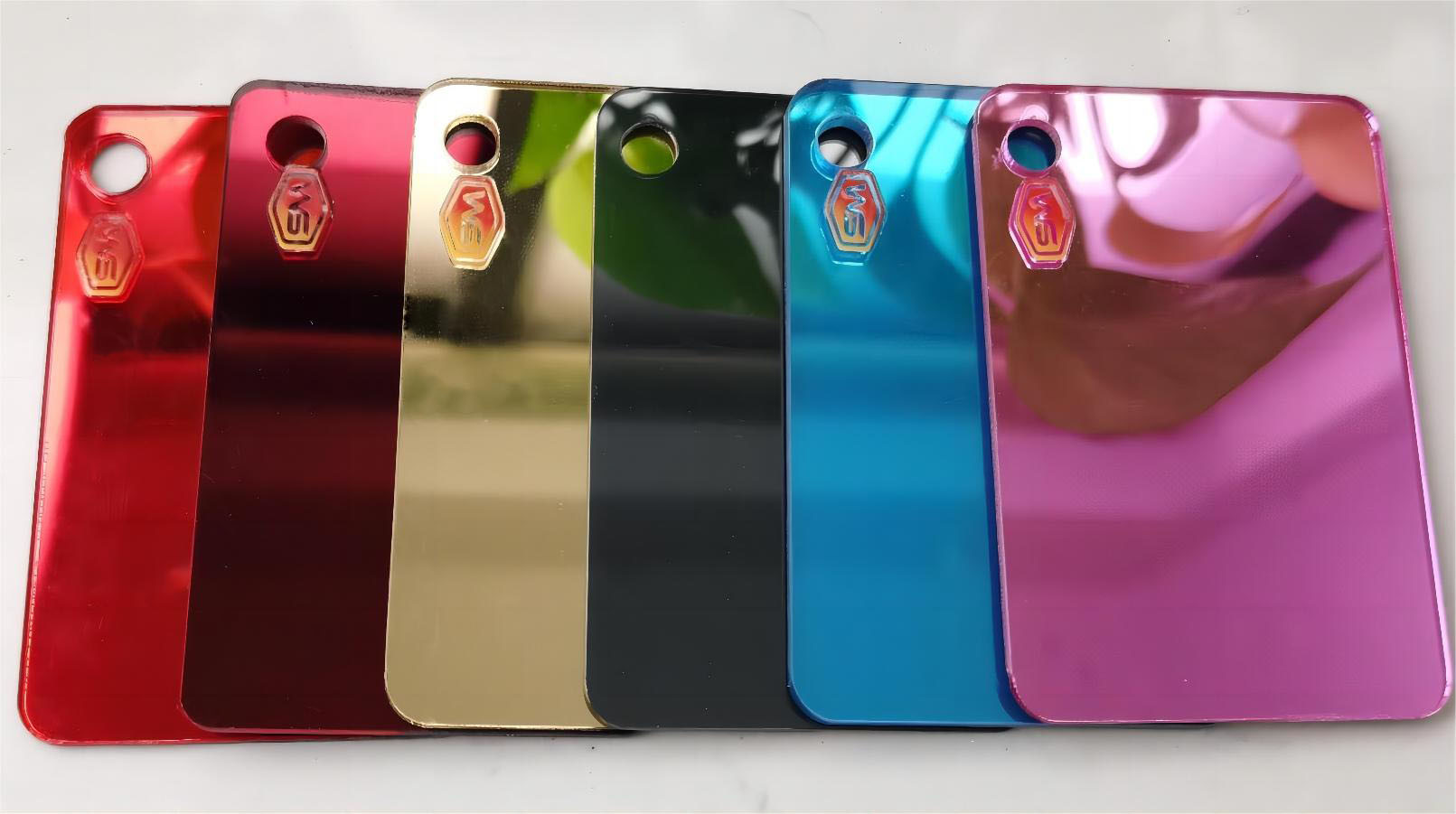 OEM Custom Service Perspex Mirror Sheet Теплоустойчивый для декоративного материала Режущиеся зеркальные листы