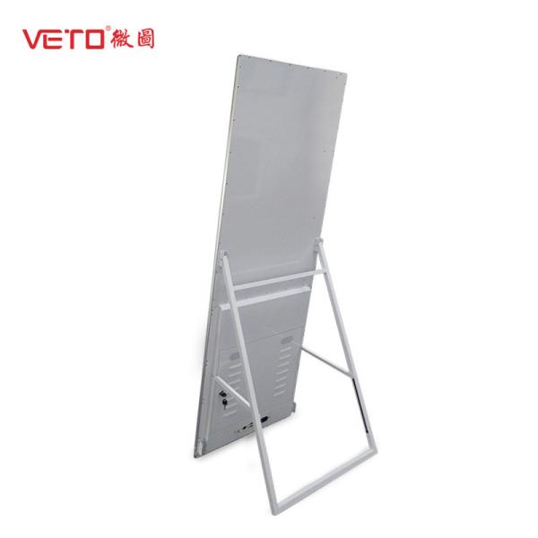 タッチ画面人間の特徴をもつLcdは機械移動式メディア プレイヤーのキオスクを広告する