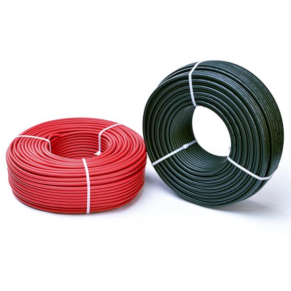 XLPO Jacket Single Core or Double Core Solar Power Cable 6mm2 With TUV Certificate for PV Systems