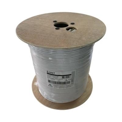 8 Cable de alarme blindado de núcleo 0,22mm2 condutores de cadeia TCCA PVC branco cápsula externa