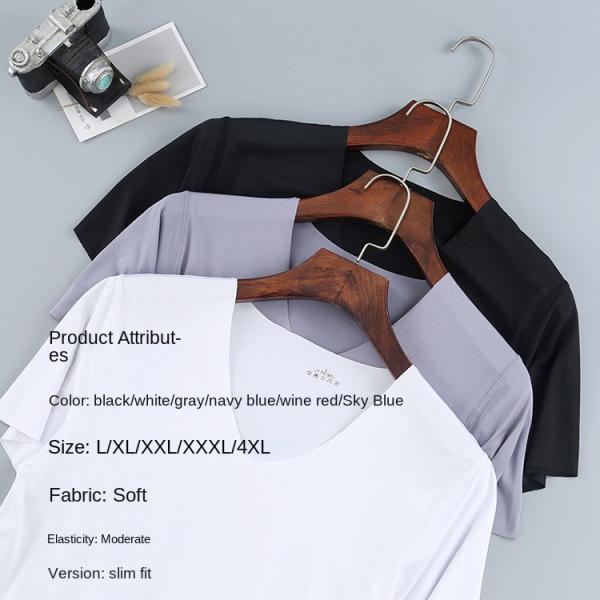 Summer Trend Men's T-shirt with Half Sleeve and Print Pattern in Loose Hip Hop Style