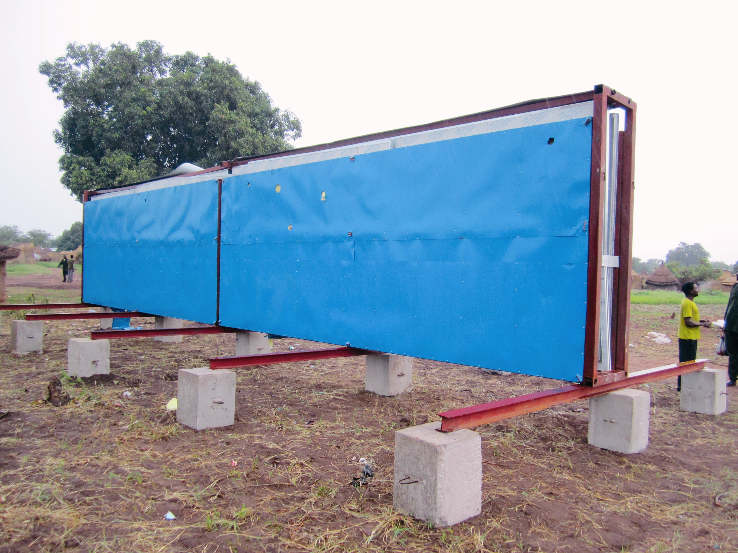 Дом изоляции укрытия светлого стального Prefab портативный аварийный в быстром собирает