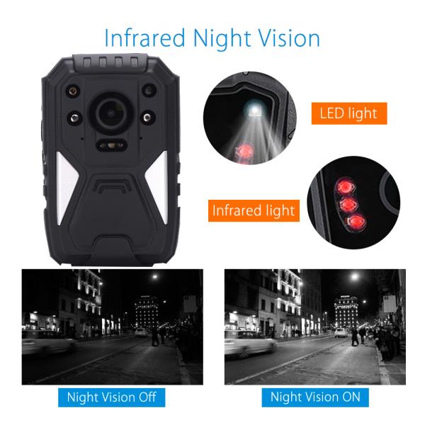 Full HD 1440P Waterproof  Police 4G Wearable Video Camera With GPS WIFI