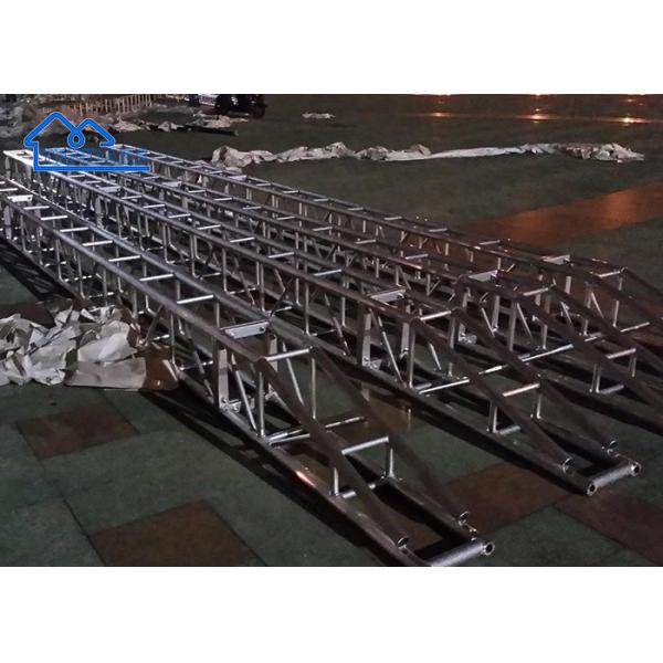Sliver/Black Aluminum Stage Frame Space Truss Structure Spigot Truss For Outdoor