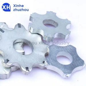 12 Points Multi-Tipped Scarifier Cutters with HRC 46-55 Hardness and 80mm O.D for Concrete Scarifiers