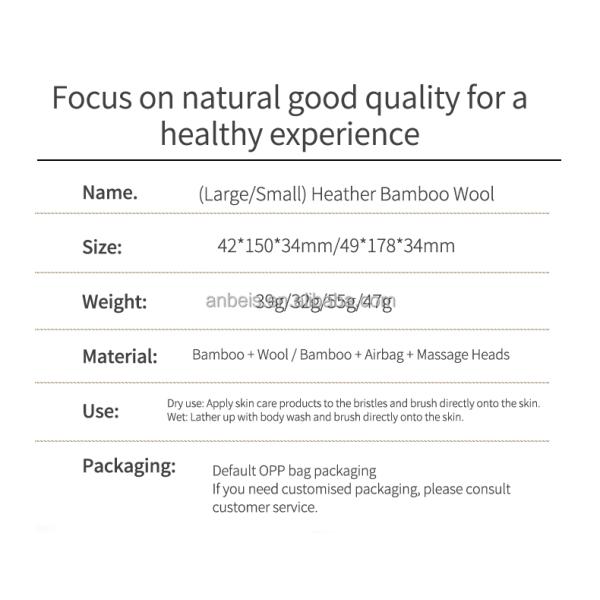 Customized Wood Baby Brush Set With Soft Bristles Natural Goat Hair 4Pcs