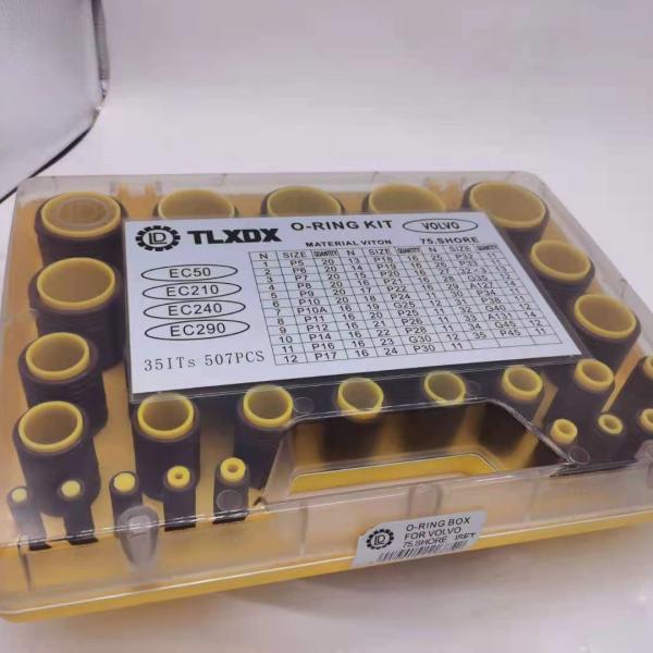 Набор EC50 EC210 EC240 EC290 колцеобразного уплотнения наборов уплотнения экскаватора 507PCS TLXDX