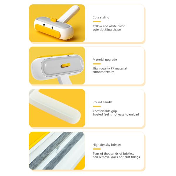 Pet Hair Cleaning Reusable Lint Duck Remover Brush Roller Hassle-Free Cleaning