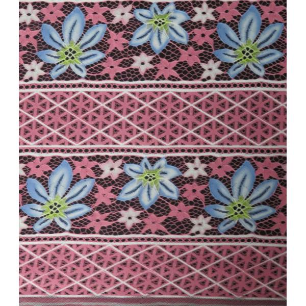 100P Flower Digital Printed Fabric for ladies dress