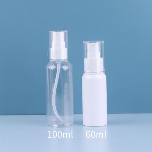 Customize Plastic Fine Mist Spray Bottles Hand Sanitizing 60ml