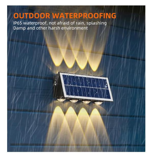 インテリジェントセンサー 太陽光壁灯 5.5V 太陽光庭壁灯 150lm/W