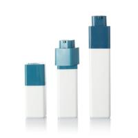 Forma cuadrada con cabeza especial Botella de bomba sin aire de 30 ml para cuidado cosmético de la piel