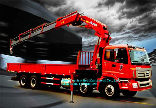 16t Knuckle Boom Truck Mounted Crane SQ16ZK4Q Max Lifting Torque 40 T M