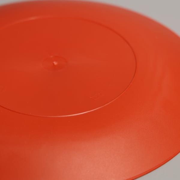 Colored 26mm Bpa Free Plastic Food Plate PP Plate For Space Saving Food Storage