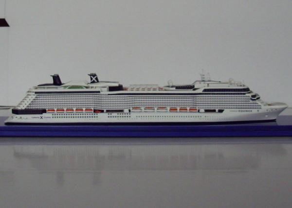 Celebrity Equinox Cruise Ship Wooden Cruise Ship Models With Solid Wood Paint Frame
