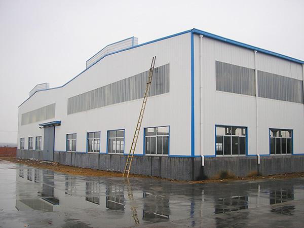 Commercial / Industrial Prefabricated Steel Buildings Light Steel Frame