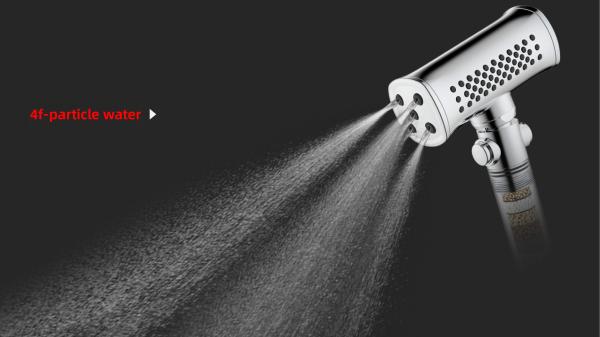 Handheld Filtered Shower Head High Pressure Water Saving Shower Nozzle Impurity Removing Water Purifying Bath Spray Head