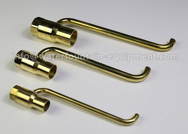 Brass Outdoor Water Fountain Equipment Garden Water Adjustable Jet G1 / 2
