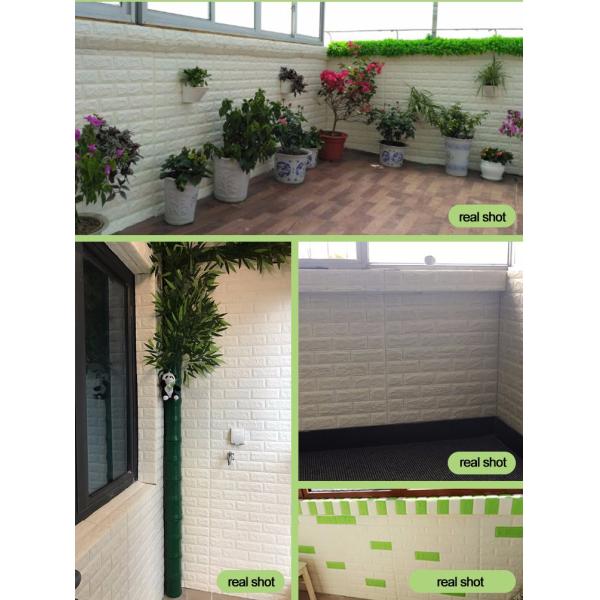 Waterproof 3d Pe Foam Wall Sticker 70x77 PE Foam 3D Wallpaper