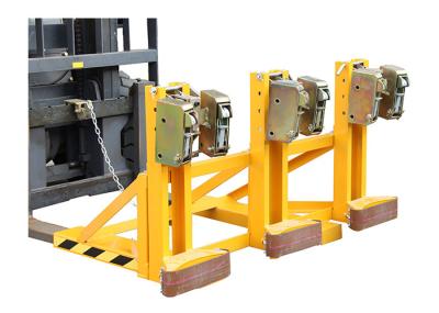 Capacidade automática montada empilhadeira 1500Kg de três cilindros do Eagle-aperto dobro do grabber do cilindro da Borracha-correia de DG1500B