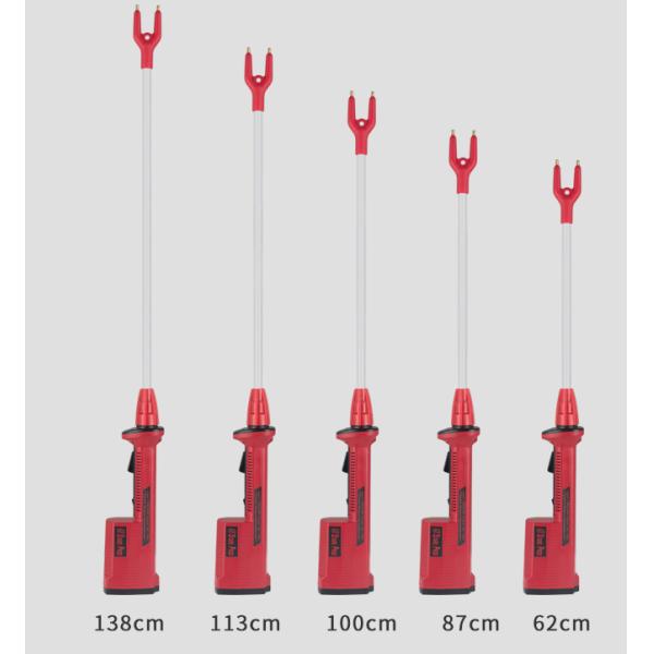Metal Red Electric Livestock Prod Cattle Stick 8000V IP67 32.25inches