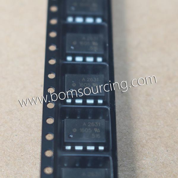 Logic Output Optoisolator Integrated Circuit IC Chip 10MBd Open Collector 3750Vrms 2 Channel CMTI 8-DIP