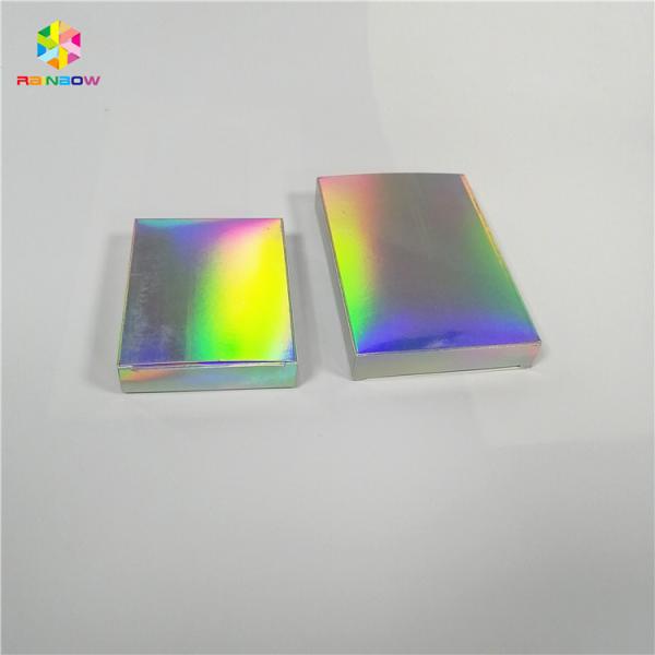 Recycled Paper Box Packaging Customized Printing 250gsm Hologram Cardboard Durable