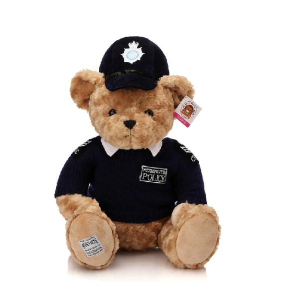 police teddy bear, police bear plush toy bear