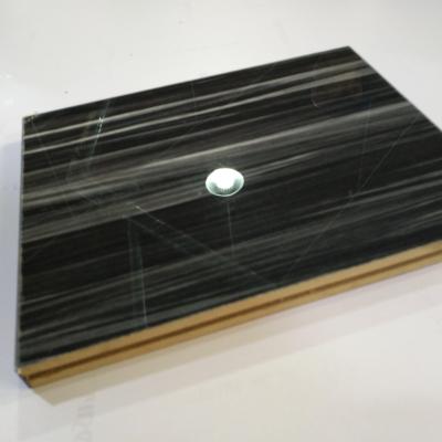 Placa de alto brilho uv à prova de fogo resistente do risco da parede 15mm
