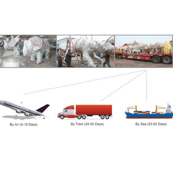 Реалистический Аниматроник динозавр ягнится стойкость автомобиля высокая с анти- увядая кожей