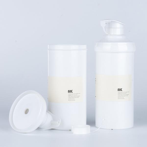 PP Material Big Empty Airless Pump Bottle Packaging 16oz 500ml MC234