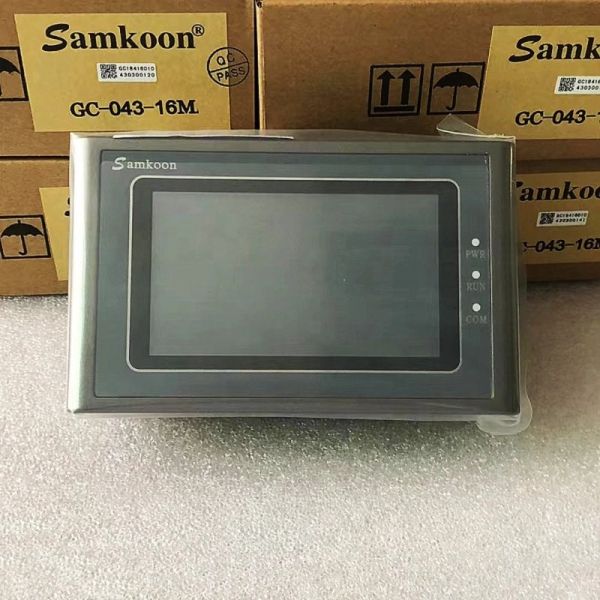 ABS HMI Touch Screen Panel 4.3 Inch Touch Screen HMI Panels 24 VDC For Food And Beverage Equipment