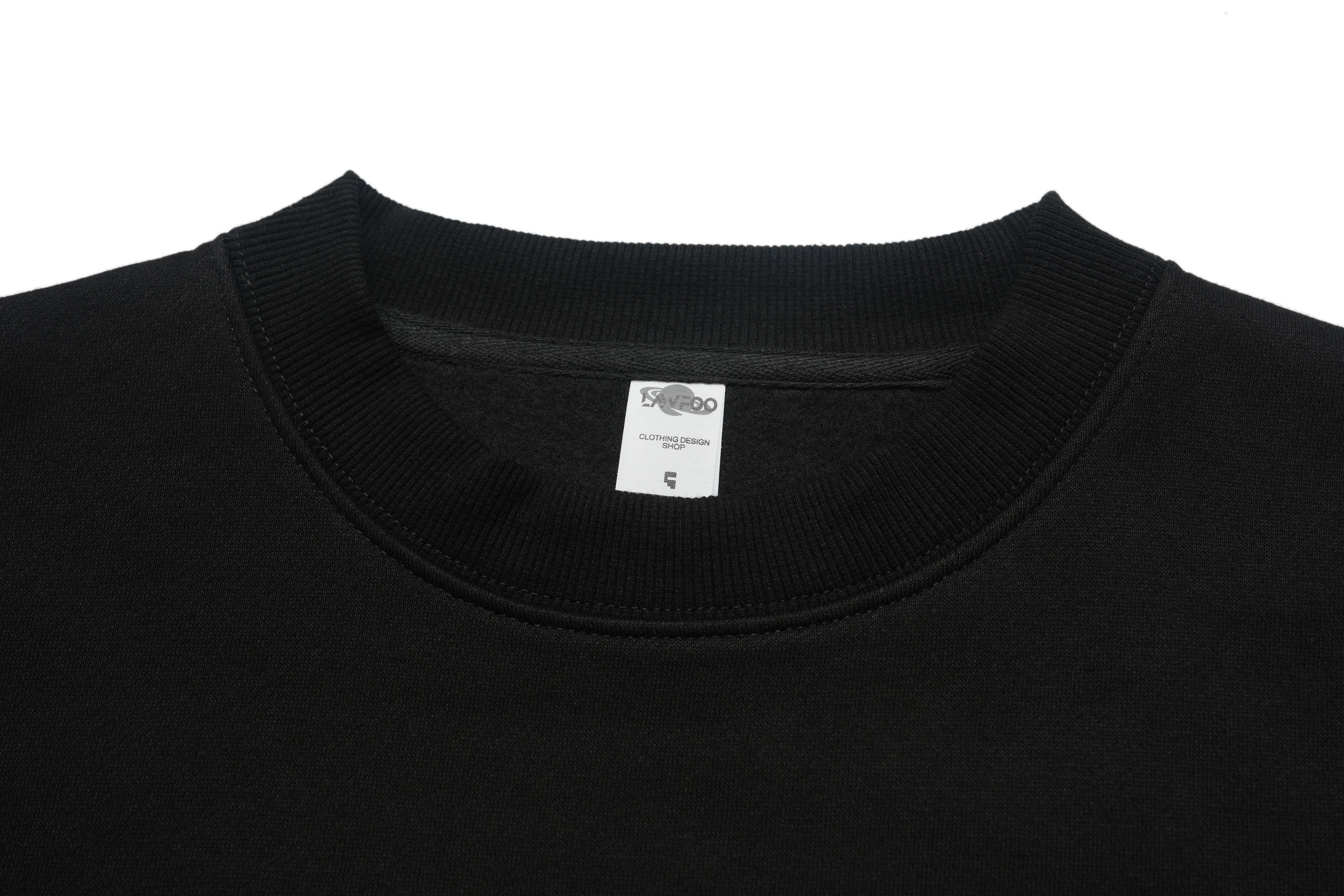 Мужская унисексная настраиваемая O-Neck 100% хлопчатобумажная свитер с капюшоном для мужской уличной одежды