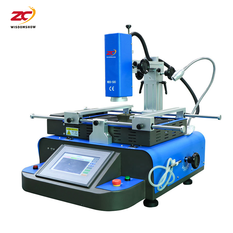 WDS-580 5200W Manual BGA Rework Station with PLC Temperature Control for 10×10mm Min PCB Size Repair
