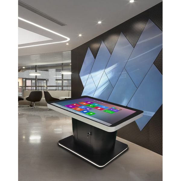 43 inch Board Game Touch Screen Table Advertising Player Top Restaurants Advertising Display Table
