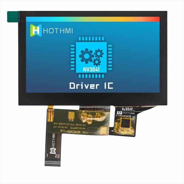 4.3 Inch TFT LCD Display Module | Capacitive Touch Panel | Optical Bonding