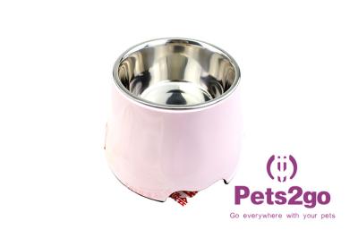 bacias do alimentador do animal de estimação de 400g 189x121mm para o gato do cão
