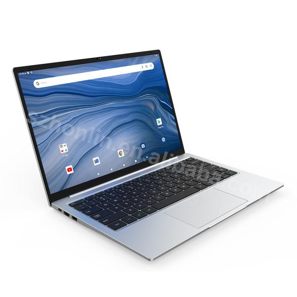 Portable 14 Inch Android Laptop RK3568B2 Processor 64GB 128GB Dual Speakers