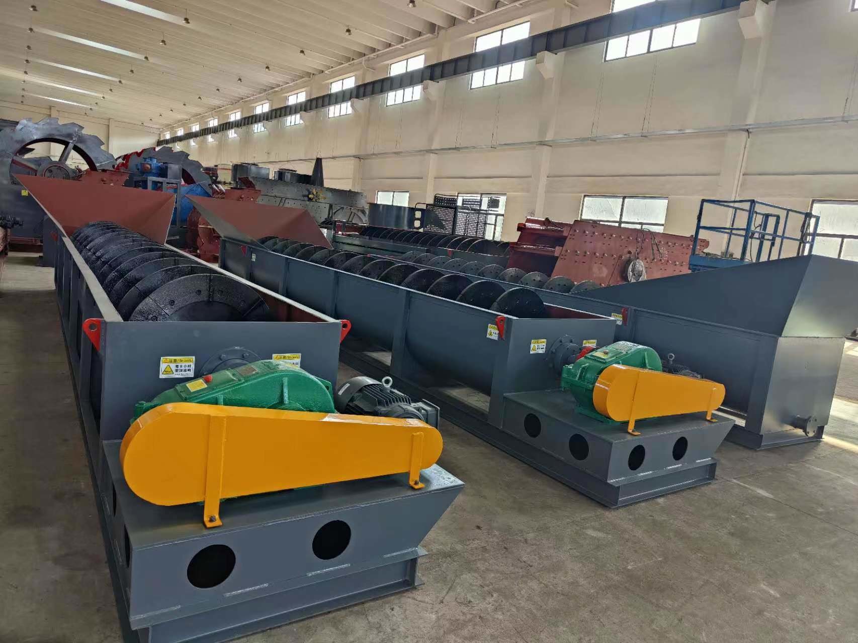 Spiral Sand Washer with Capacity T/H 100-350tph within Motor Power 11-18.5kw