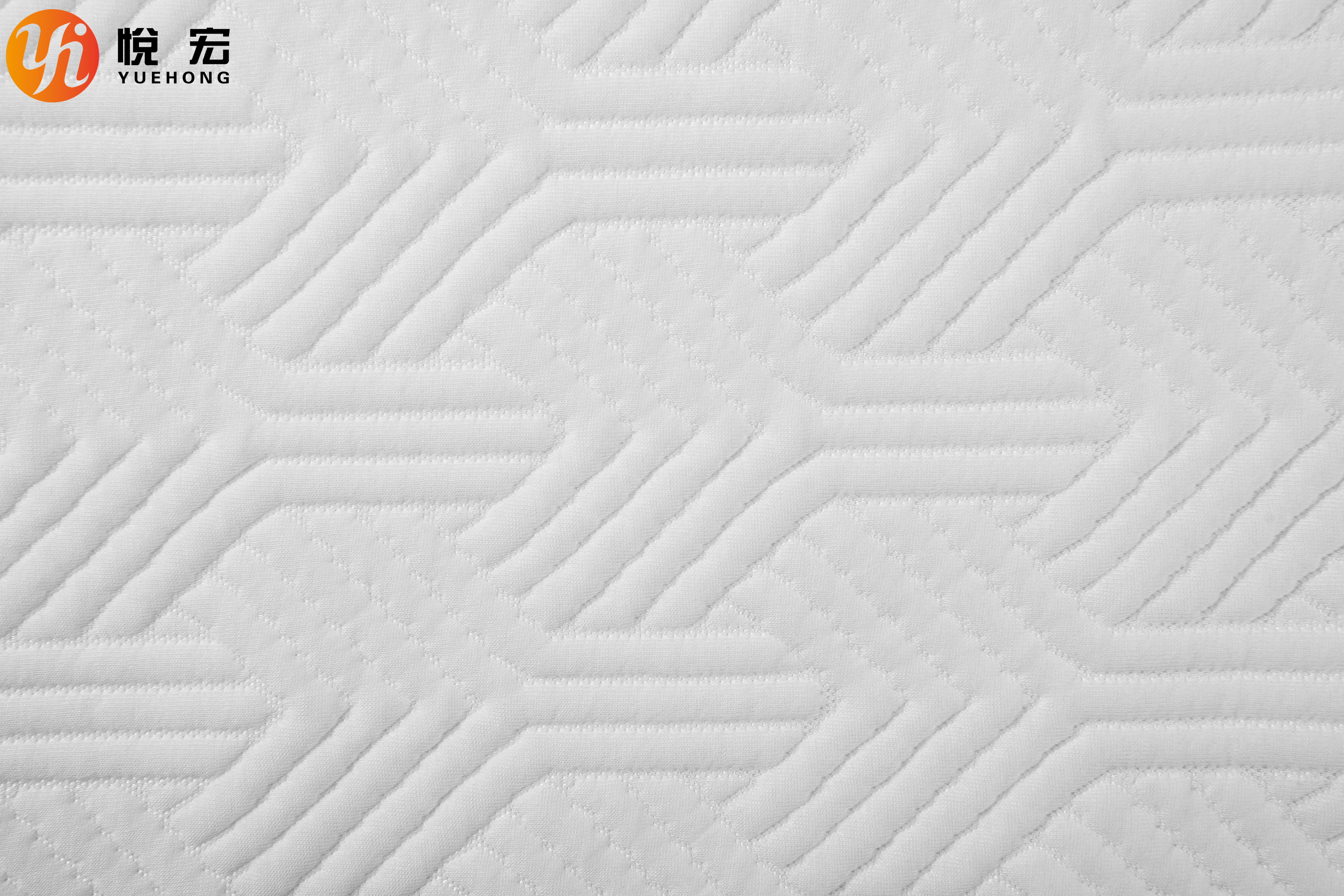 White 445GSM Air Layer Fabric 214cm High Elasticity Fabric Spacer