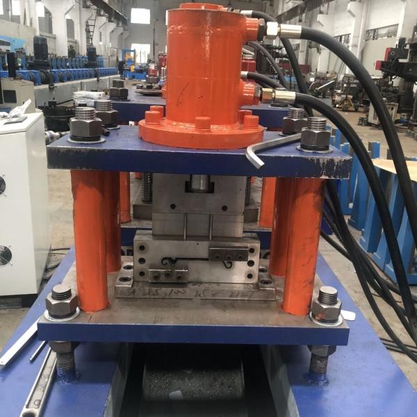 7.5KW Hydraulic Punching Galvanized Metal Sheet Perforation Garage Rolling Shutter Door Machine